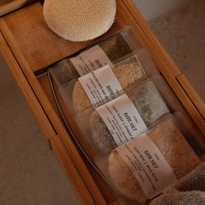 Mini SPA sets | Magnesium rich Bath Salt | Tea