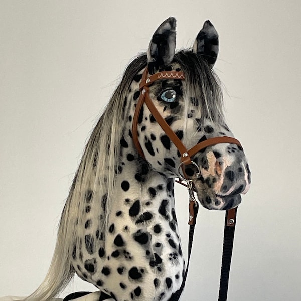 Hobby horse / Cheval bâton / Hobby horsing / cheval en tissu / Stick horse / Équitation / accessoires hobby horse / Cheval / Appaloosa