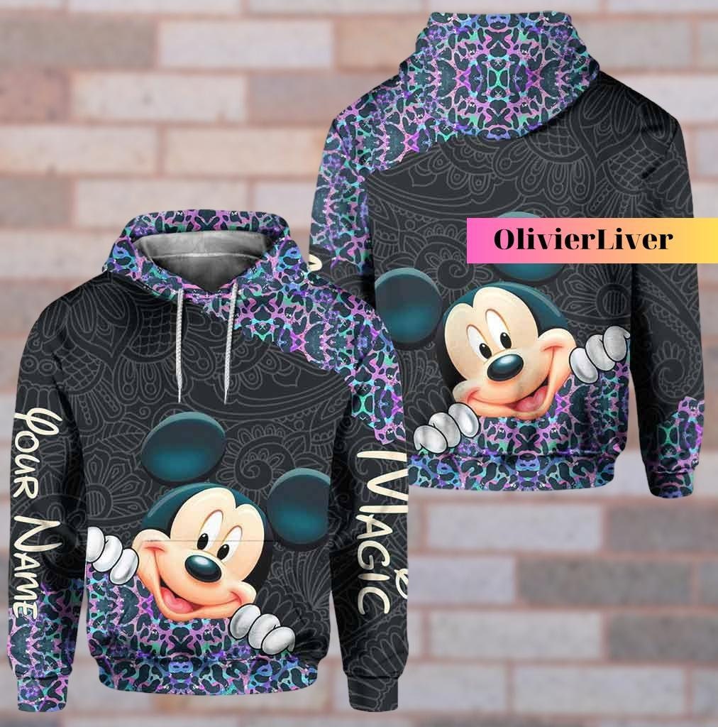 Discover Christmas Mickey Hoodie/Legging, Mickey Womens Leggings, Leopard Unisex Hoodie, Personalized Mickey T-Shirt, Disney Workout Legging