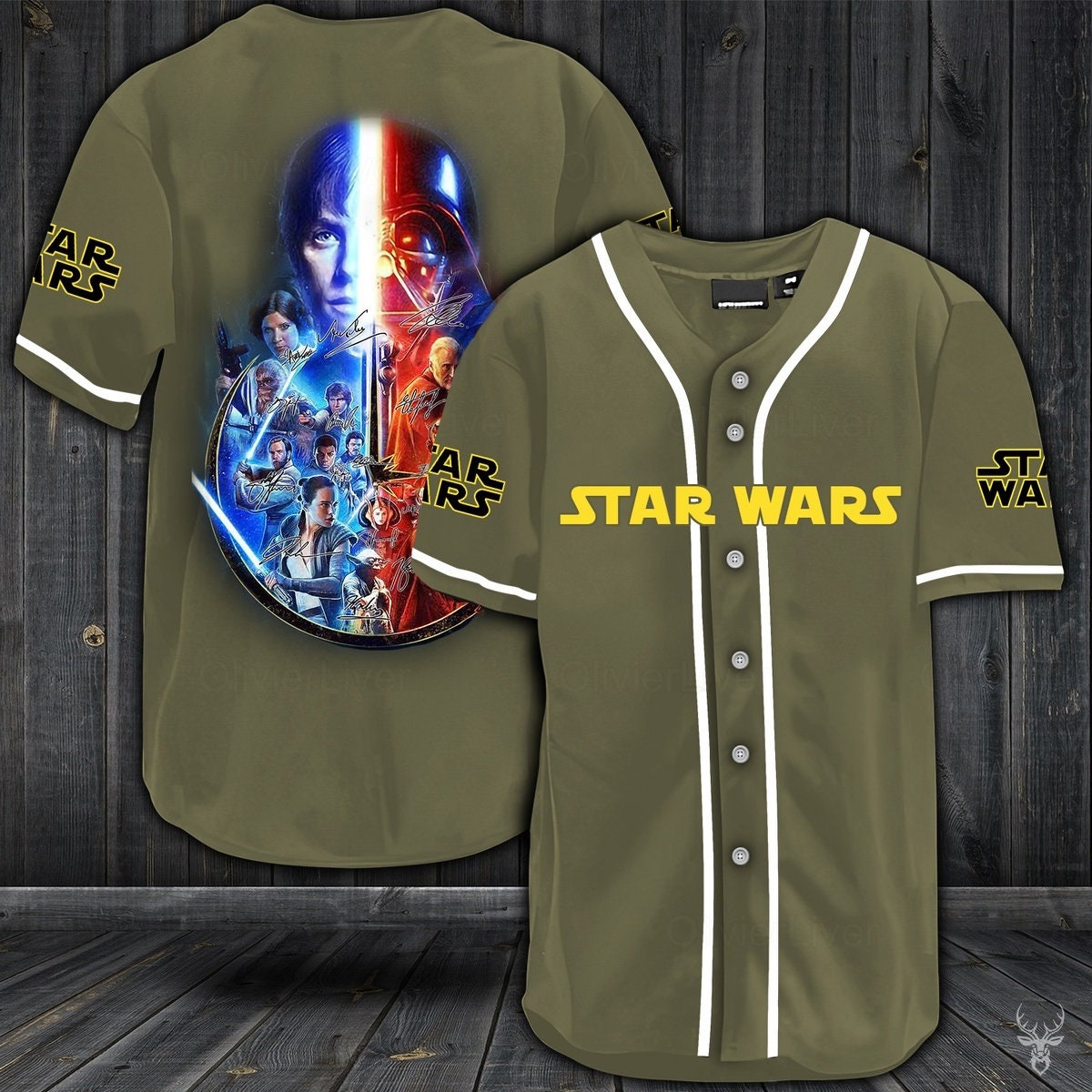  STAR WARS Ladies Baseball Jersey - Darth Vader, Luke Skywalker  and Baby Yoda Mesh Button Down Baseball Jersey : Clothing, Shoes & Jewelry