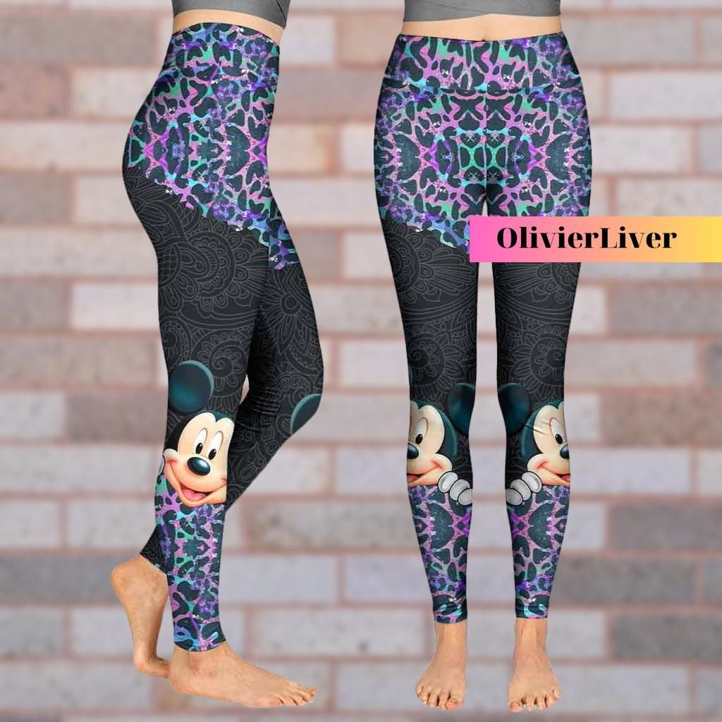 Discover Christmas Mickey Hoodie/Legging, Mickey Womens Leggings, Leopard Unisex Hoodie, Personalized Mickey T-Shirt, Disney Workout Legging