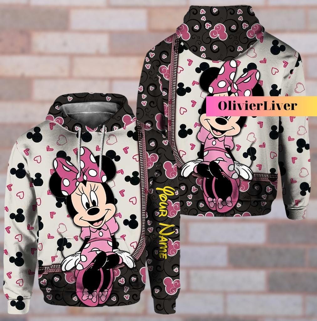 Discover Minnie Mouse Hoodie Minnie Hoodie, Minnie Sweatshirt, Disney Minnie Hoodie