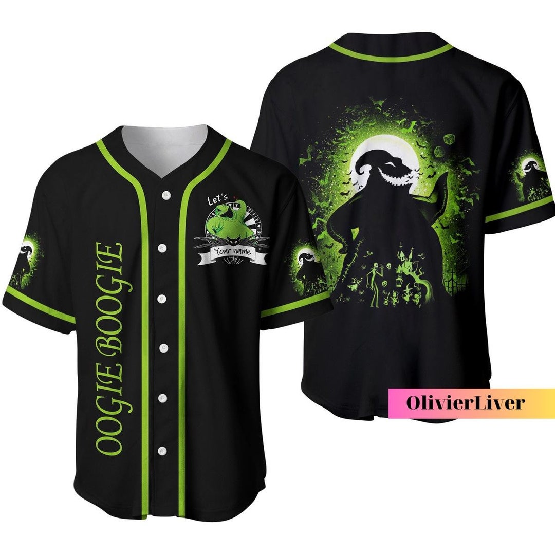 Oogie Boogie Jersey Boogie Baseball Jersey Oogie Boogie Etsy