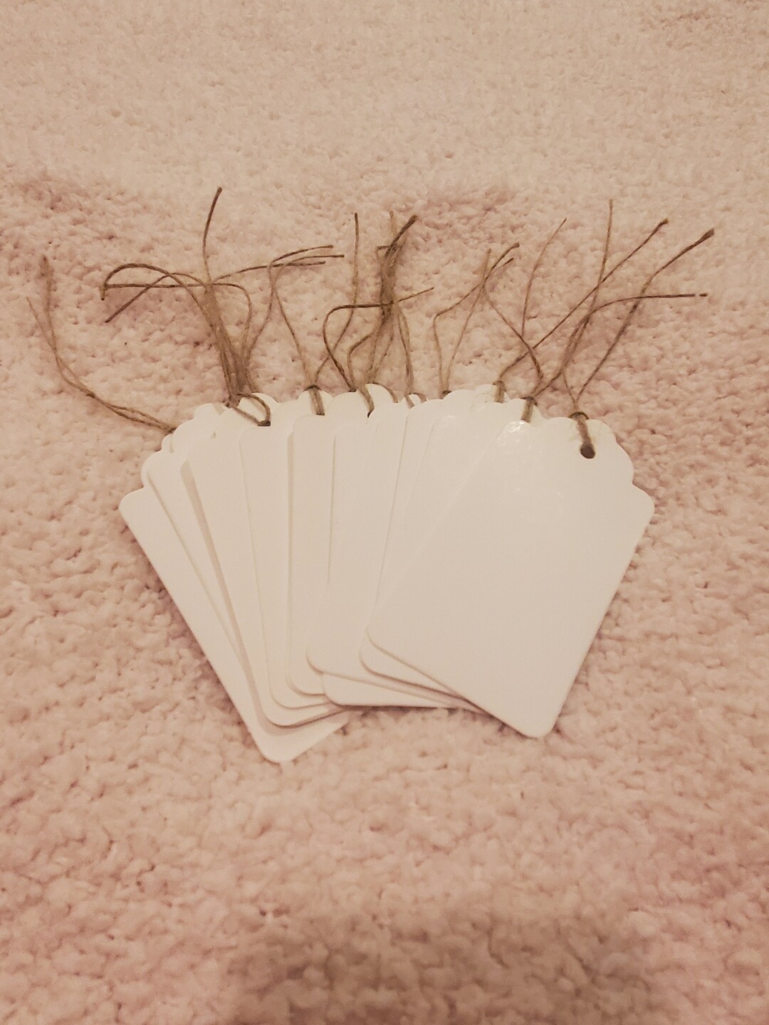 White Cardstock Gift Tags Etsy