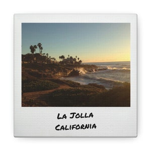 La Jolla California Wall Art , Sunset Art, Office Decor, Canvas Wall Art, Travel Photography, San Diego Sunset, La Jolla California Picture