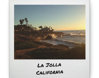 La Jolla Kalifornien Wandkunst, Sonnenuntergang Kunst, Büroeinrichtung, Leinwand Wandkunst, Reisefotografie, San Diego Sonnenuntergang, La Jolla Kalifornien Bild