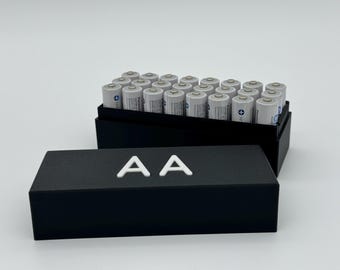 Batterij opbergdoos doos voor AA Mignon 24 stuks met deksel