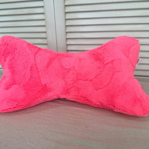 Handmade Minky Neck Pillow: Soft Travel Comfort (15x8 inches)