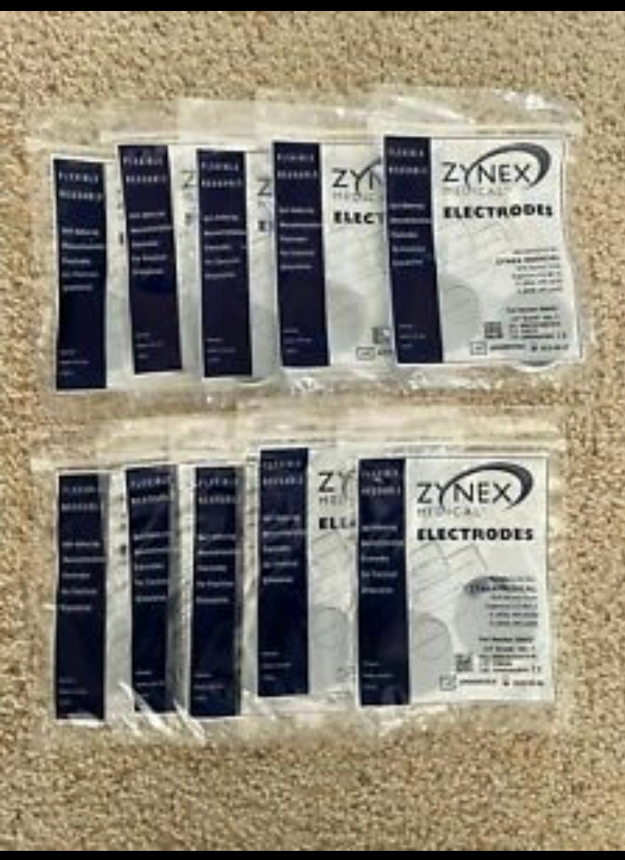 Tens Zynex Medical Electrodes 10 Packs of 4 Etsy
