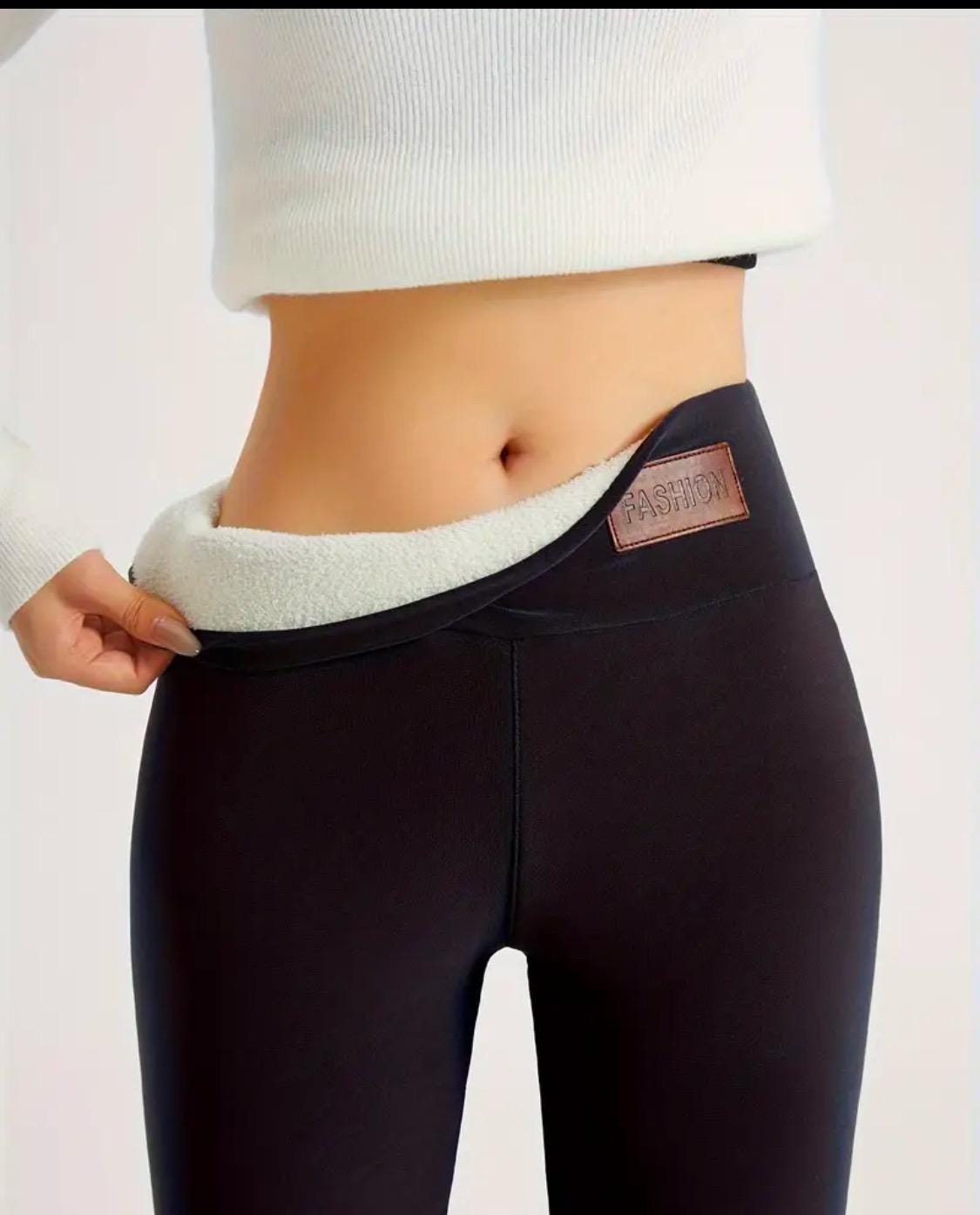 Women's Enhancing Fleece Lined High Waist Stretchy Push-Up Yoga Leggings