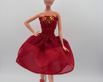 11.5” Barbie doll dress