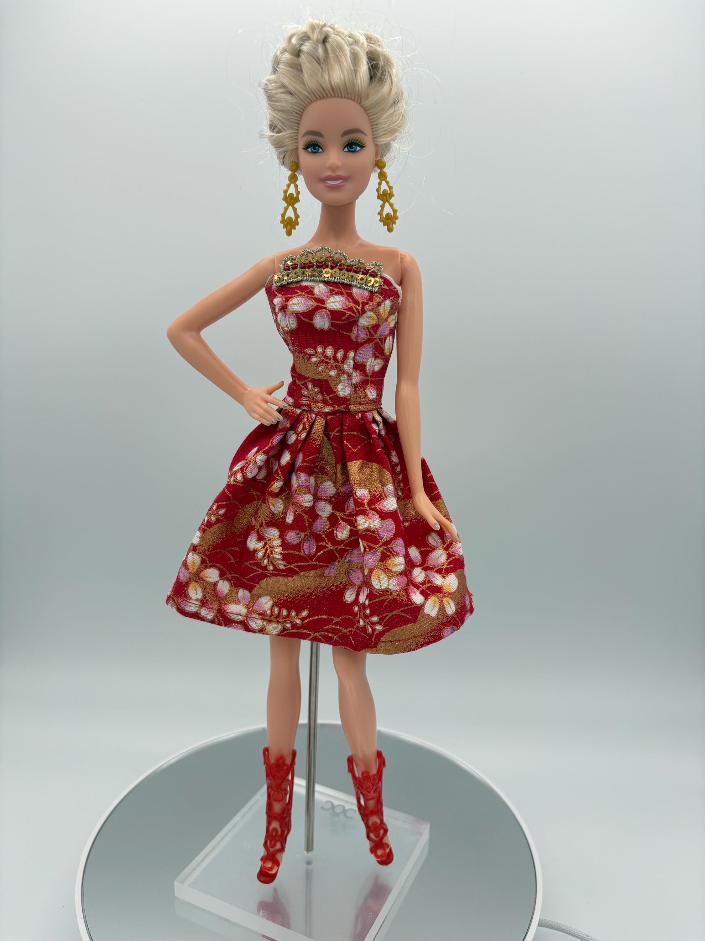 Gold Barbie Dress - Etsy