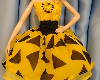 Doll Dress, Short Fashion Clothes for 11.5" Doll
