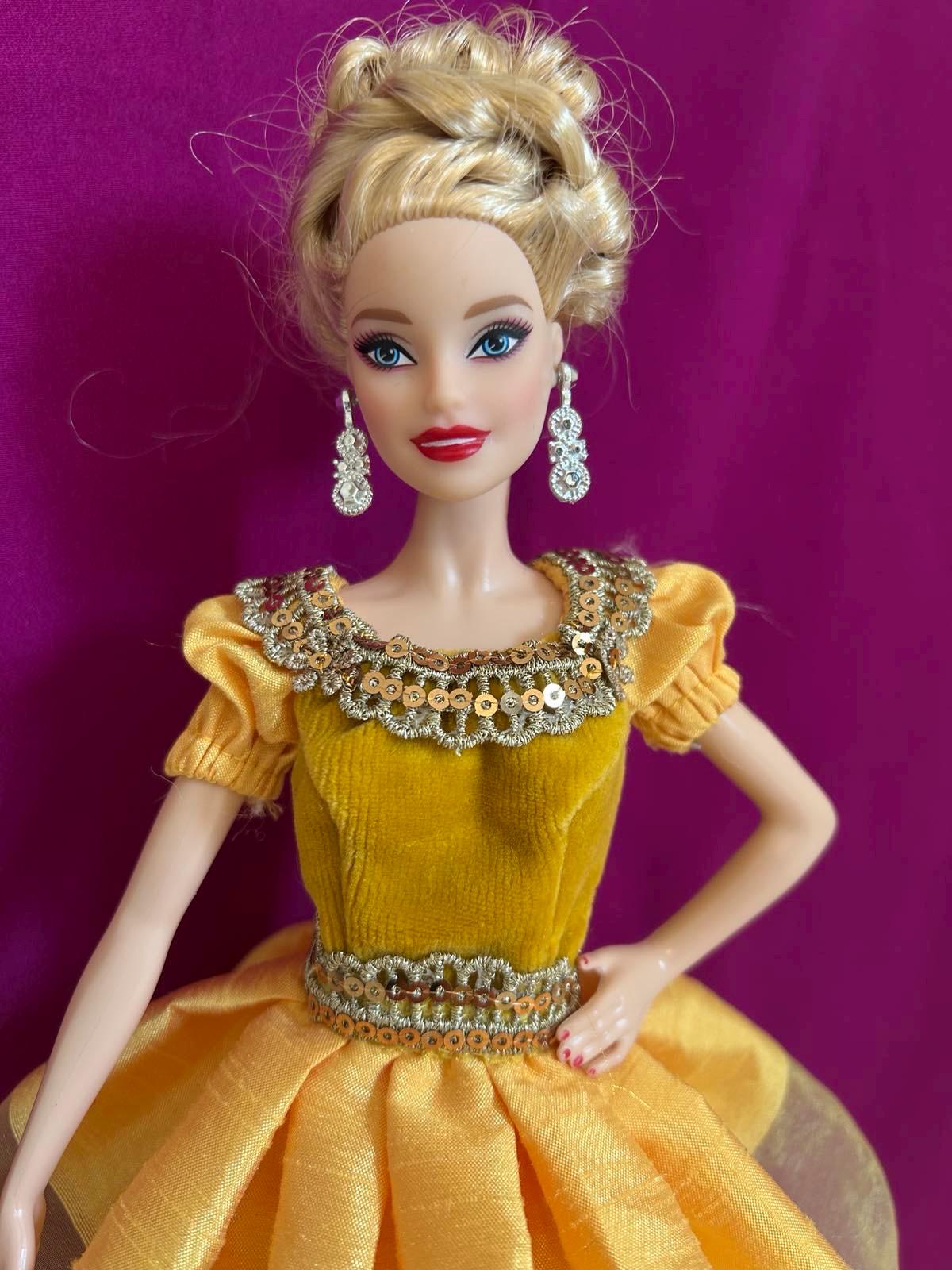 Barbie Doll Yellow Dress - Etsy