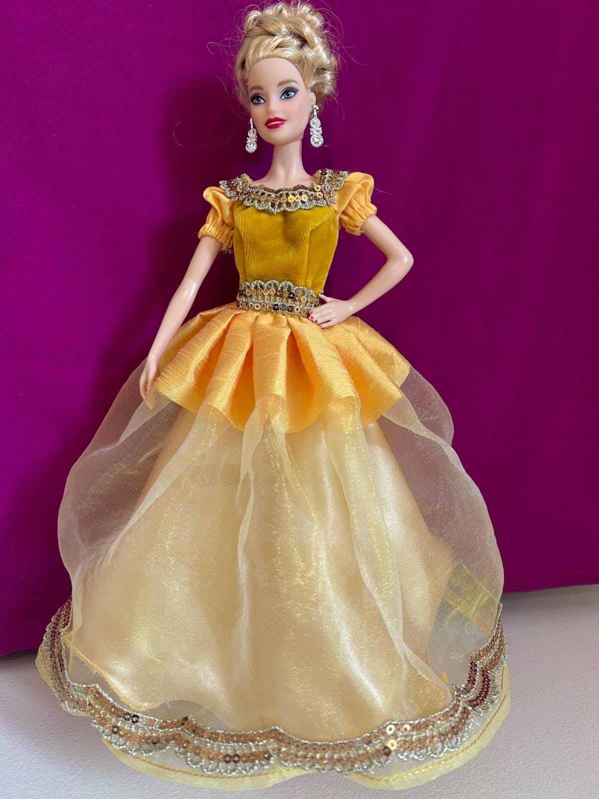 barbie fashionista yellow dress Curvy Summer Temptation Denim Dress 2X main image 0