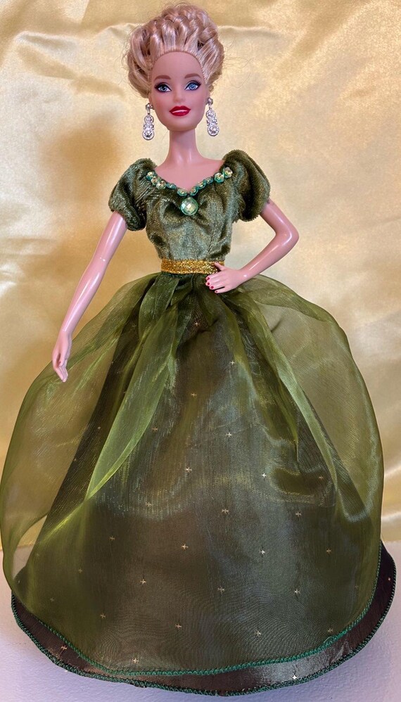 Barbie Doll Green Dress