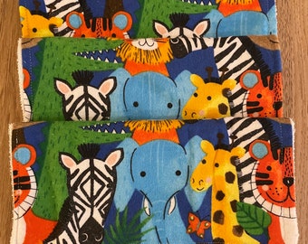 Bath cloths - Zoo