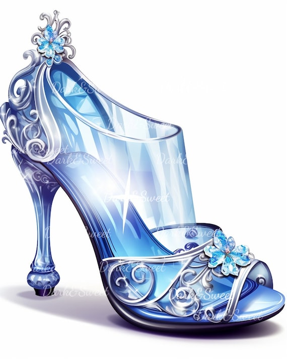 Heels For Girls Cinderella Dress Up Slippers 10 Cinderella's Glass