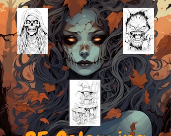 Friday The 13th Halloween Colouring  Pages