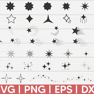Sparkle SVG | Sparkle Bundle | Stars Sparkle SVG | Sparkle SVG Cut Files | Cricut | Sparkle Clipart | Instant Download | Digital