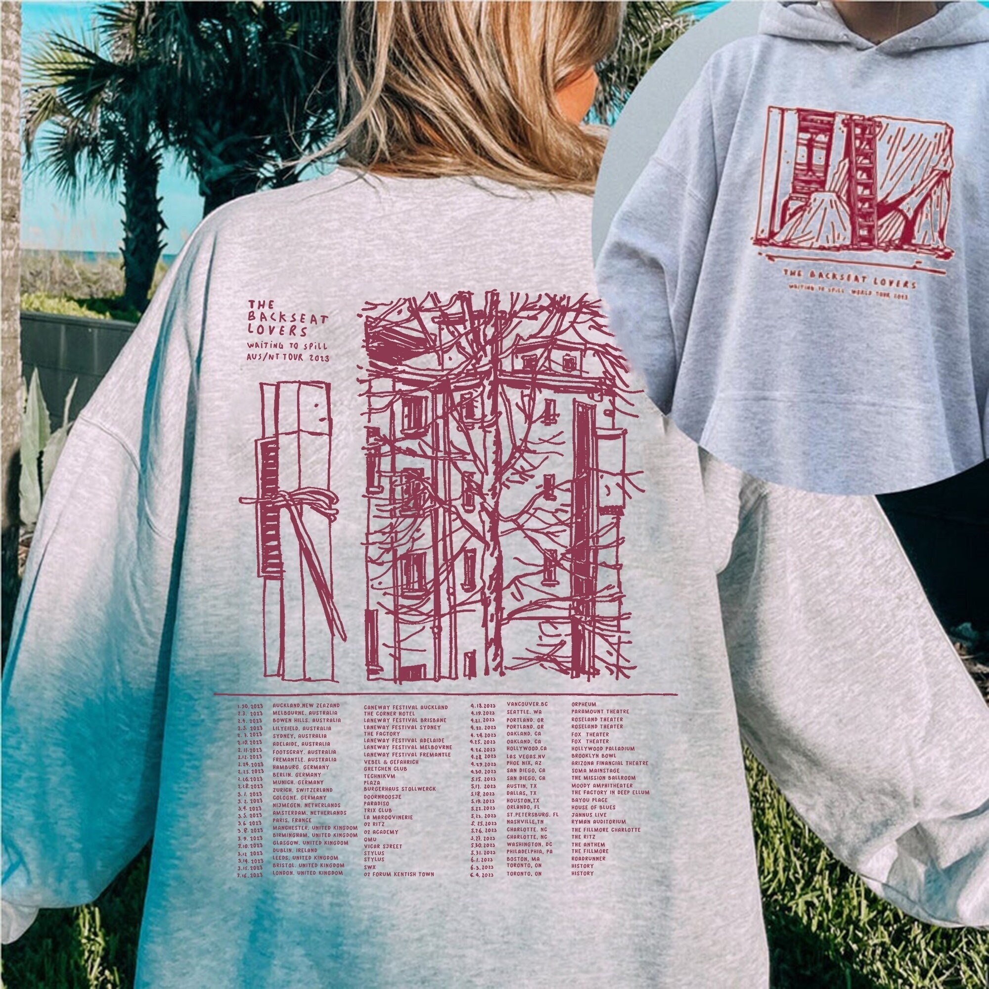 The Backseat Lovers Tour 2023 Shirt Music Lover Shirt Etsy