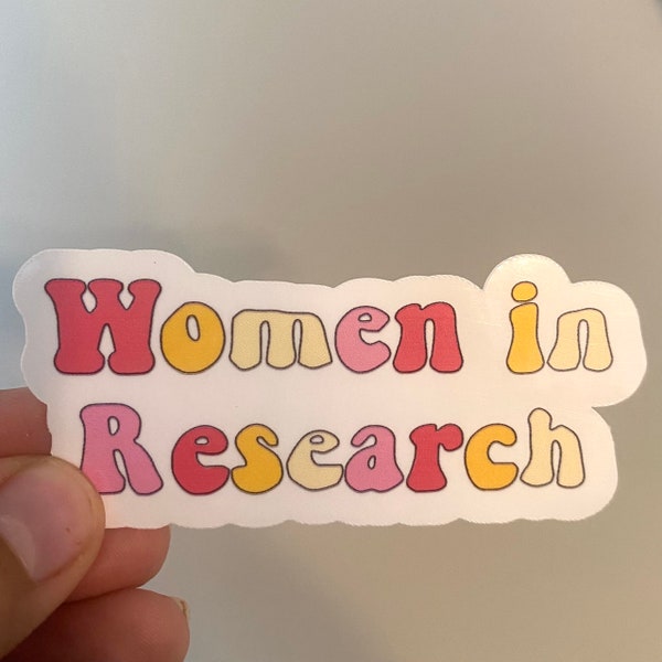Research Sticker Etsy