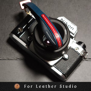 Leder Handschlaufe für Kamera, Handschlaufe aus DuPont ™ Kevlar®, pflanzlich gegerbtes Leder, Geschenk für Fotografen