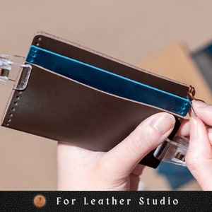  LoveinDIY DIY Leather Wallet Kit Leather Craft Holder