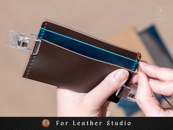 DIY Kit Leather Wallet, Make a Wallet, Handmade Leather Wallet Kit