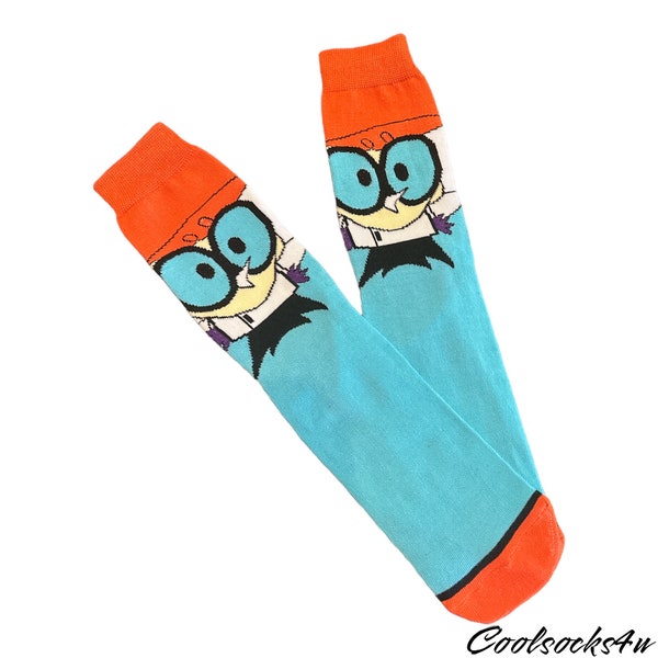 Dexter's Laboratory Socks | Unique Socks | Cartoon Socks | Novelty Socks | Funky Socks |Crazy Socks | Cute Socks |