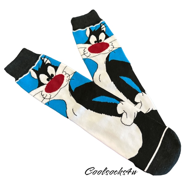 Sylvester the cat | Funky Socks | Unique Socks | Adorable Socks | Cartoon Socks | Cool Socks | Cute Socks |