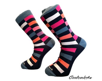 Stripe Socks | Cool Socks | Colorful Socks | Cozy Socks | Holiday Gifts | Christmas Socks |