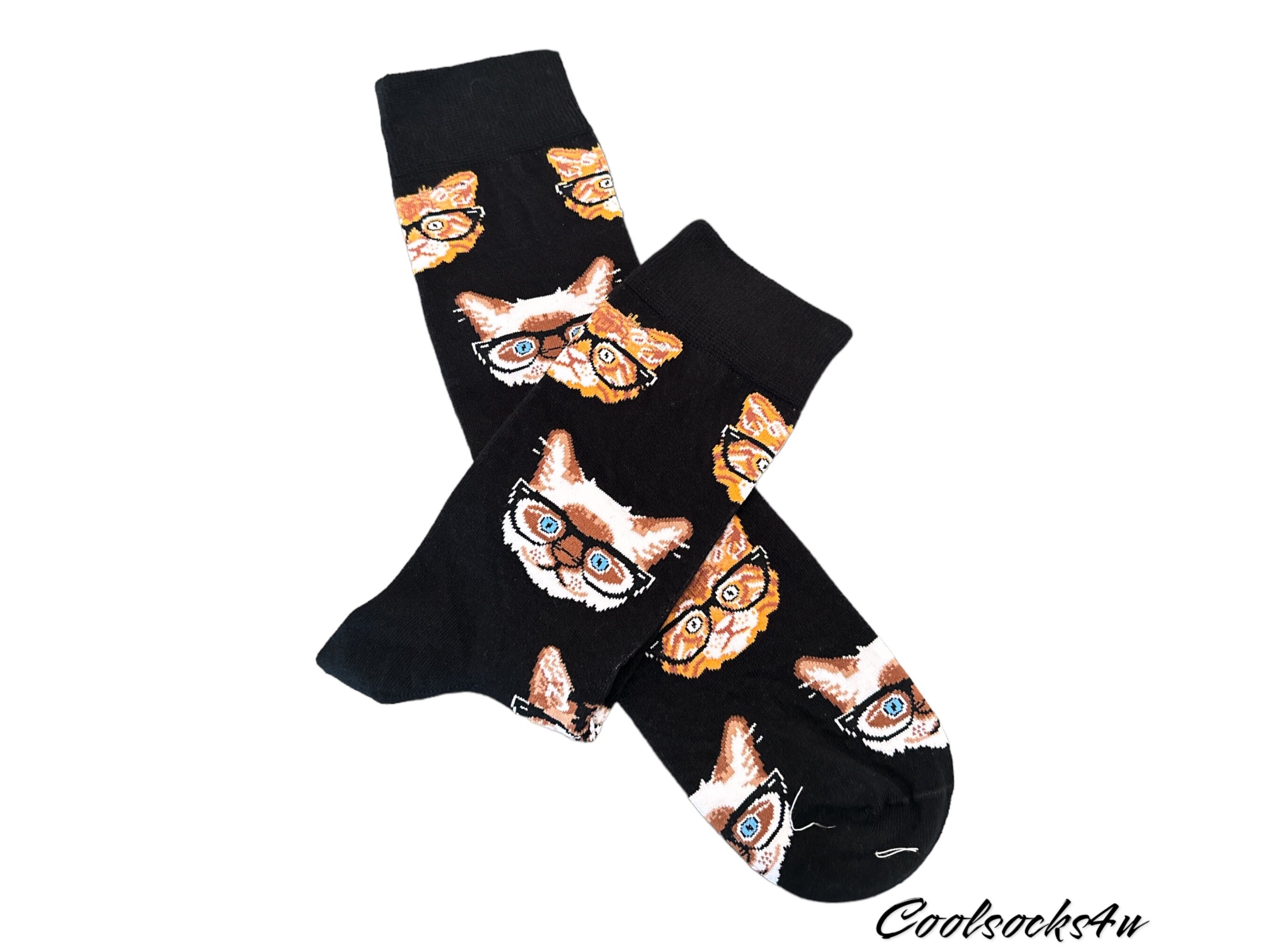 Socks For Baby In Kitty Design Black Color main image 1