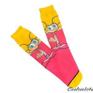 DeeDee デクスターズラボ 漫画キャラクター クルーソックス | かわいい、楽しい、斬新 |