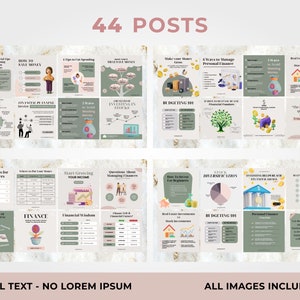 Financial Advisor Instagram Templates | Finance Posts and Stories Canva ...