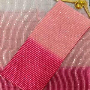 Presenting Foux Gorgette Sequence Work Peach Color Reday to wear Lehengha  saree main image 0