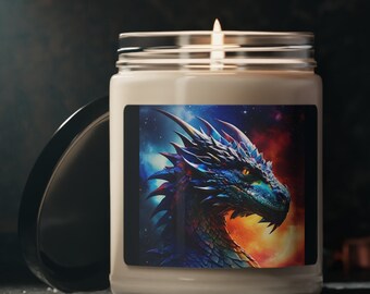 Dragon Soy Candle, Relaxing Home Fragrances, Vegan Eco-Friendly, Custom Aromatherapy Gift