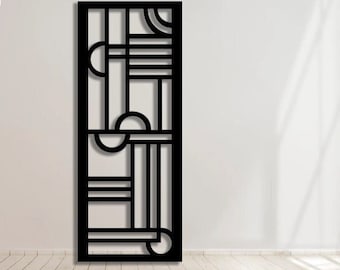 Decorative Panel Pattern, with Abstract Pattern, pattern cnc, for laser, plasma and CNC machine cutting, dxf file, instant download