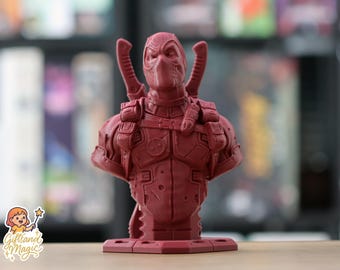 Deadpool Bust - Decorative Statue - Fan Art - 20cm/7.9inch