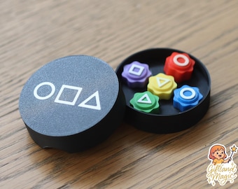 Gonggi game - Gonggi Set of Five Pieces - Squid gift - Traditional Korean