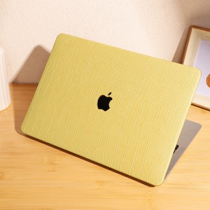 Pineapple Crocodile Print Leather Hard Case for MacBook 13.6&quot; M2 Air A2681 2022 13Pro A2338 Macbook Pro 14 15 16 A2485 Air 13 12 inch Laptop