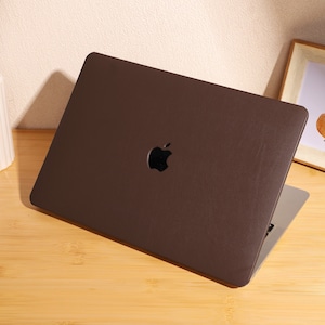 Caffè Copertina rigida in pelle per MacBook 13.6 "M2 Air A2681 2022 13" Pro A2338 MacBook Pro 13 14 15 16 A2485 Air 13 Custodia per laptop da 12 pollici