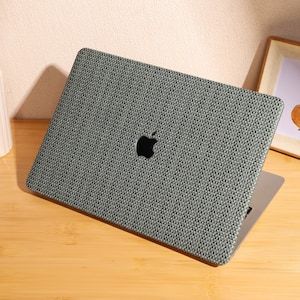 Grau-grüne Webart-Schutzhülle für MacBook 13.6&quot; M2 Air A2681 2022 13&quot; Pro A2338 Macbook Pro 13 14 15 16 A2485 Air 13 12 Laptop Tasche