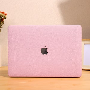Pink Bubble Leather Hard Cover for MacBook 13.6&quot; M2 Air A2681 2022 13&quot; Pro A2338 Macbook Pro 13 14 15 16 A2485 Air 13 12 inch Case