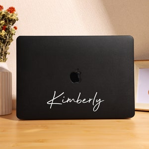 Custodia in pelle personalizzata nera ossidiana per MacBook 13.6 "M2 Air A2681 2022 13" Pro A2338 Macbook Pro 13 14 15 16 A2485 Air 13 Laptop da 12 pollici
