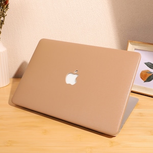Milk Tea Leather Cover for MacBook 13.6&quot; M2 Air A2681 2022 13&quot; Pro A2338 Macbook Pro 13 14 15 16 A2485 Air 13 12 inch Laptop Case
