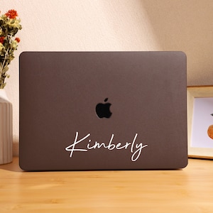 Coffee Leather Custom Protective Cover for MacBook 13.6&quot; M2 Air A2681 2022 13&quot; Pro A2338 Macbook Pro 13 14 15 16 A2485 Air 13 12 inch Laptop