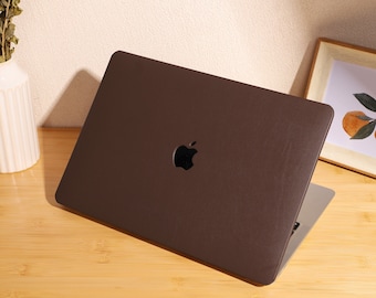 Capa de couro rústica personalizada para MacBook 13,6" M2 Air A2681 2022 13" Pro A2338 MacBook Pro 13 14 15 16 A2485 Air 13 12" Laptop