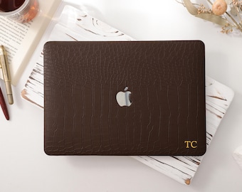 Capa de couro rústica personalizada para MacBook 13,6" M2 Air A2681 2022 13" Pro A2338 MacBook Pro 13 14 15 16 A2485 Air 13 12" Laptop