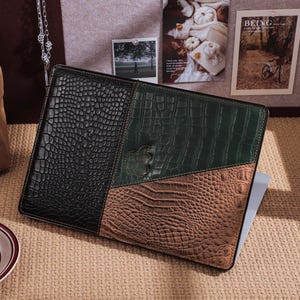 Black Leather Protective Cover for MacBook 13.6&quot; M2 Air A2681 2022 13&quot; Pro A2338 Macbook Pro 13 14 15 16 A2485 Air 13 12 inch Laptop